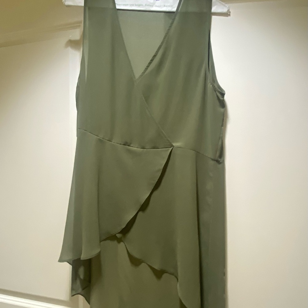 BCBGeneration high-low sheer top